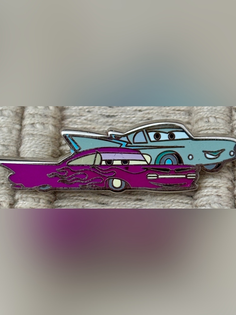 DISNEY 2014 Pixar Cars Ramone & Flo Mini Pin